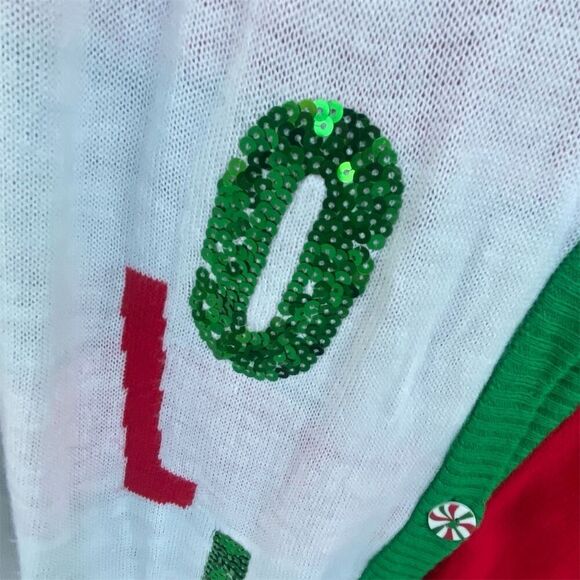 Rockin' Around Women's 2XL Light-Up Christmas Cardigan Sweater - Picture 8 of 13